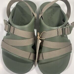 Chaco Sandals - Green and Tan